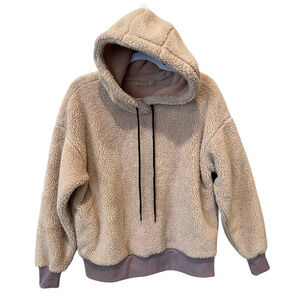 Zella Sherpa Fleece Hoody Pullover Size Small